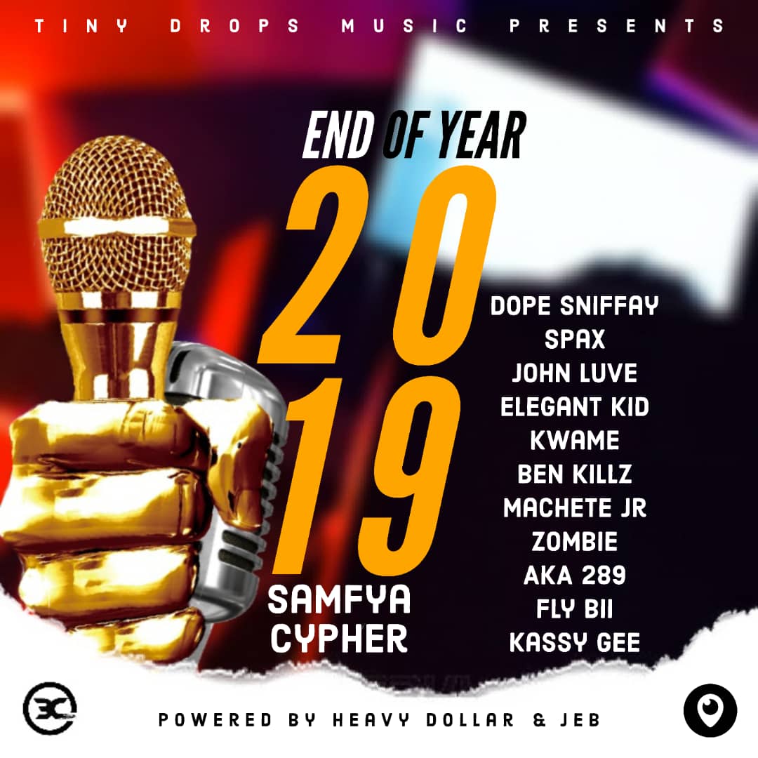 Samfya End of the year Cypher 2019 - Tiny Drops Music ENT